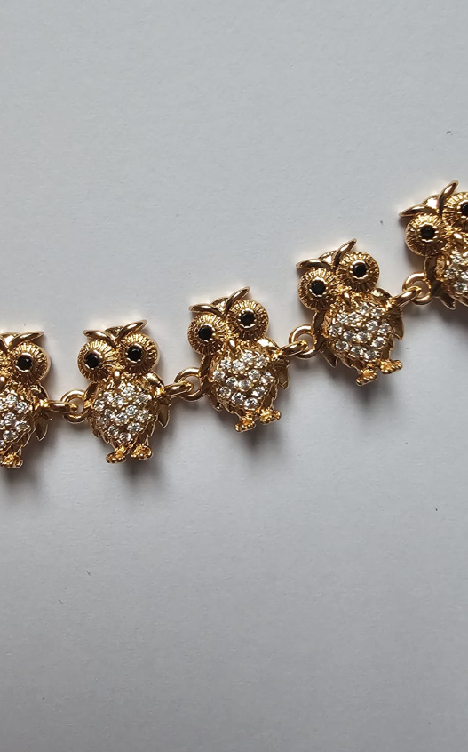 Golden Owl Bracelet - Stainless Steel 316L