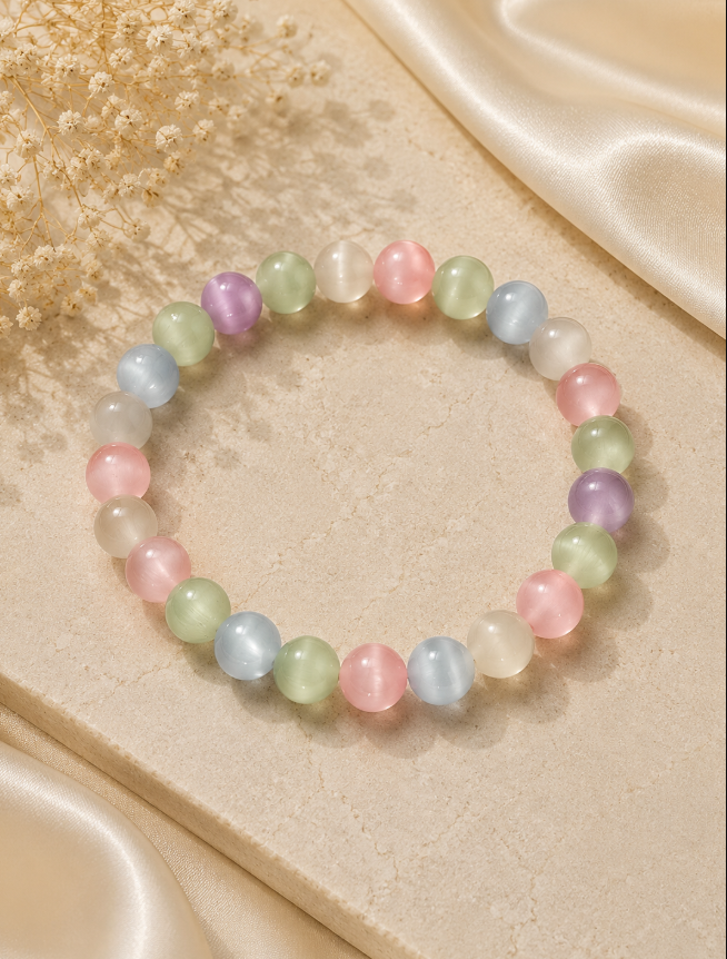 Pastel Dream Beaded Bracelet
