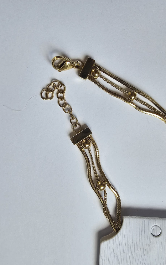 Elegant Gold Crystal Bracelet - Stainless Steel 316L
