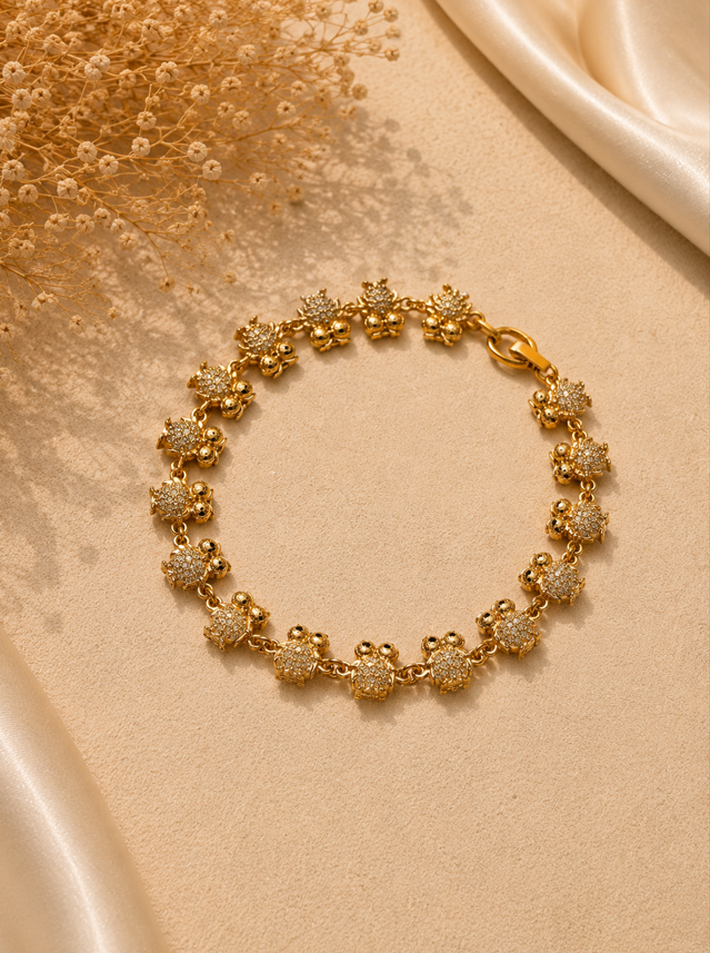 Golden Owl Bracelet - Stainless Steel 316L