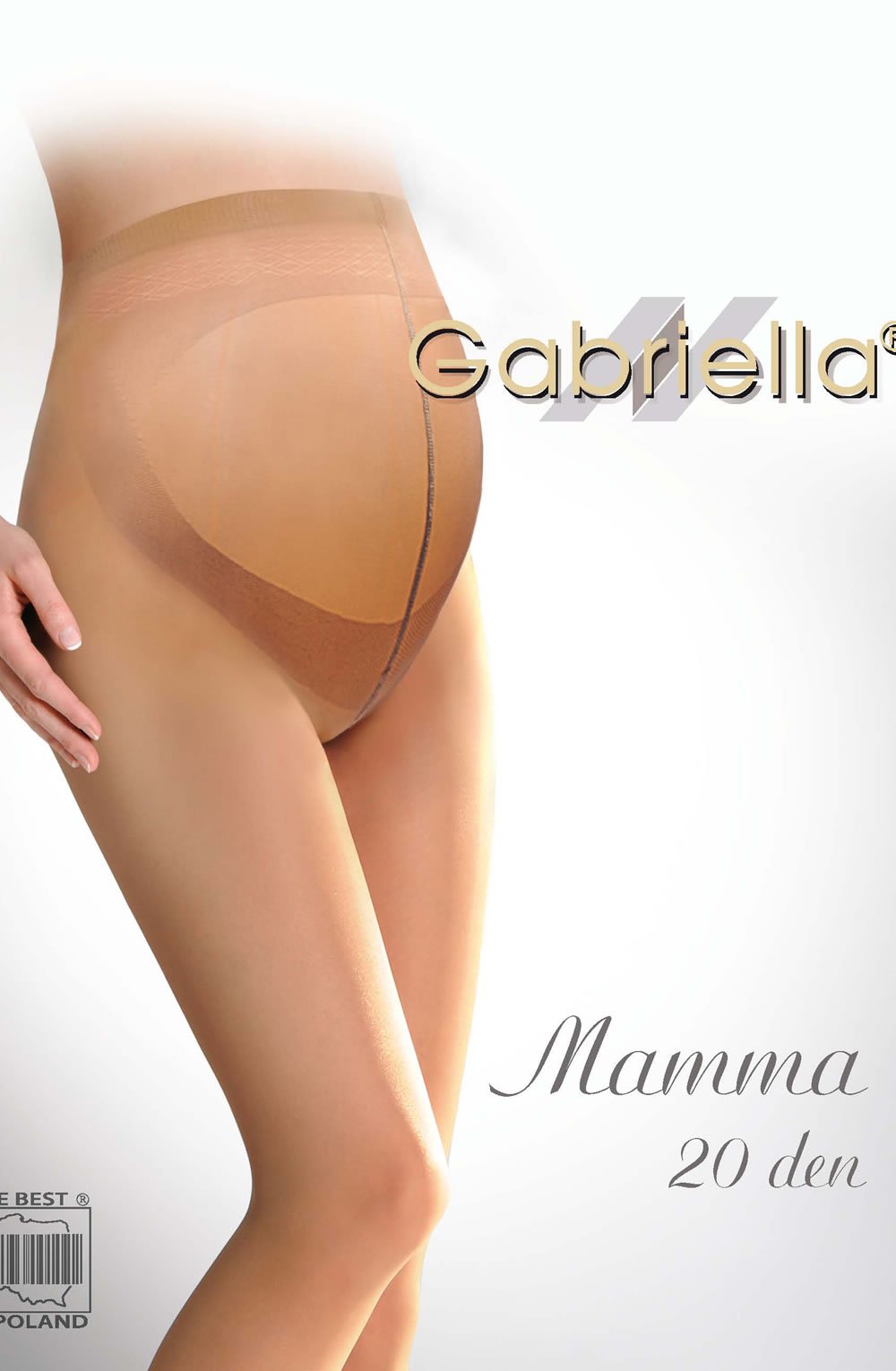 Gabriella Classic Mamma 20 جوارب طويلة بيج